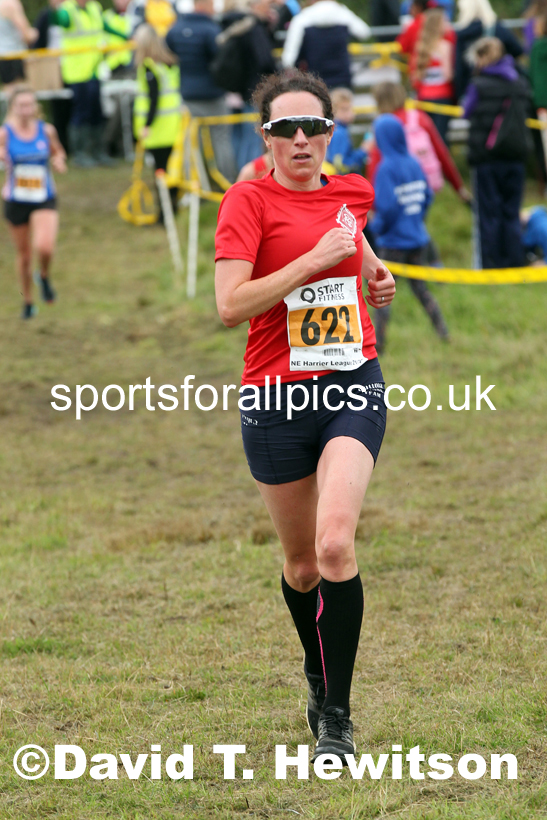 Senior womens 2021 North Eastern Harrier League, Druridge Bay. Photo: David T. Hewitson/Sports for All Pics